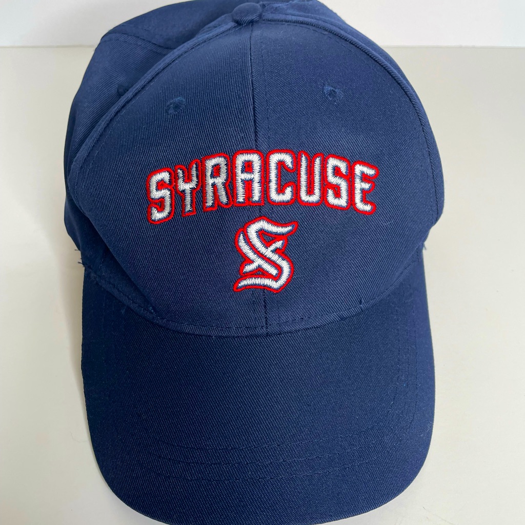 Rare Syracuse University Blue  Red Baseball Cap